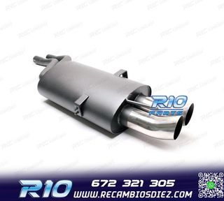 SILENCIOSO ESCAPE BMW SERIE 3 E46 2000- x2 DTM