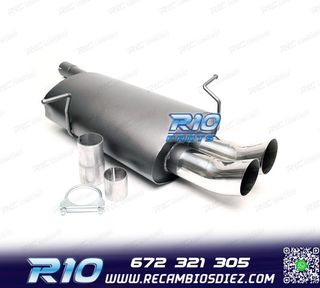 SILENCIOSO ESCAPE BMW SERIE 3 E46 1998-2001 x2 DTM