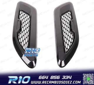 ENTRADAS DE AIRE RANGE ROVER EVOQUE LOOK SVR NEGRO BRILLO