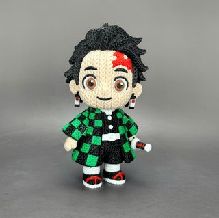 Figura Tanjiro Demon Slayer Crochet