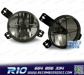 FAROS PARA VOLKSWAGEN VW GOLF MK1 + MK2 83-91 CRUZ AHUMADO F