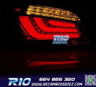 PILOTOS BMW E60 03-07 LED ROJO AHUMADO 4 PUERTAS
