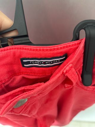 Pantalón Tommy Hilfiger Rojo