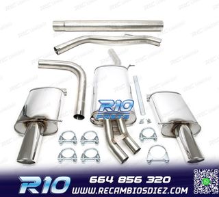 SILENCIOSO ESCAPE AUDI A4 B7 04-07 SIMPLE