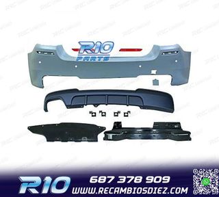 PARAGOLPES TRASERO BMW F10 10-17 LOOK M PERFORMANCE