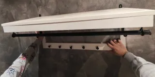 Mueble Perchero con Balda y Barra