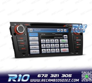 RADIO NAVEGADOR 7" BMW SERIE 3 E90 91 92 93 05-10 USB GPS TA