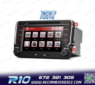 RADIO NAVEGADOR 7" PARA SEAT SKODA VOLKSWAGEN VW USB GPS TAC