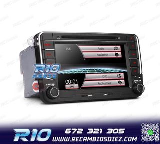 RADIO NAVEGADOR 7" PARA SEAT SKODA VOLKSWAGEN VW USB GPS TAC