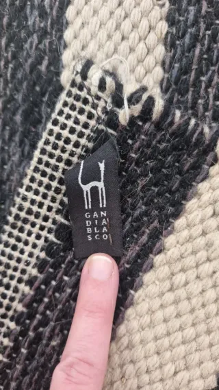 Alfombra Gandia Blasco Yute y Lana Reversible