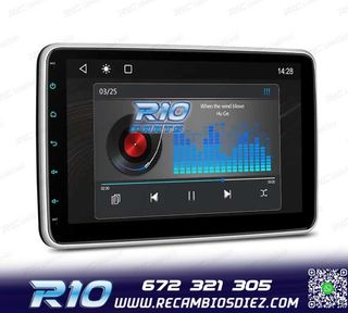 RADIO NAVEGADOR 2DIN 10" HD TÁCTIL BLUETOOTH USB SD