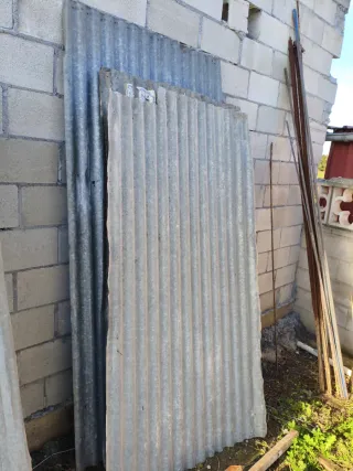 Chapa tejado ondulada metálica