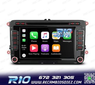 RADIO GPS ANDROID 13 PARA VOLKSWAGEN VW SEAT SKODA TOURAN 7"