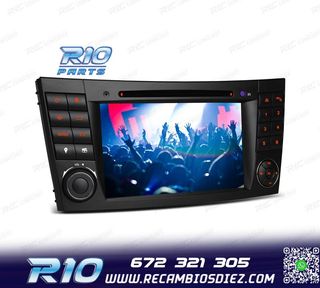 RADIO NAVEGADOR 7" PARA MERCEDES CL. E W211 CLS W219 USB GPS