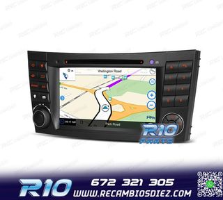 RADIO NAVEGADOR 7" PARA MERCEDES CL. E W211 CLS W219 USB GPS