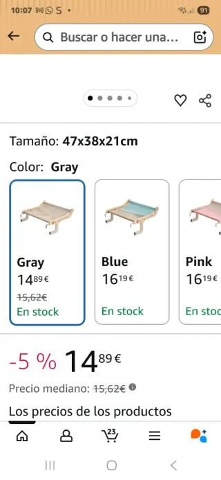 Hamaca para ventana de gato