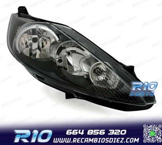 FAROS PARA FORD FIESTA 08-12 FONDO NEGRO