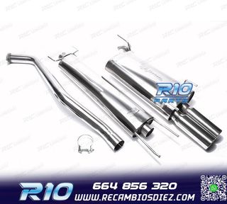 SILENCIOSO ESCAPE OPEL VECTRA B 95-02 DOBLE