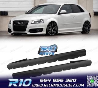 TALONERAS AUDI A3 8P 03-11 3 PUERTAS LOOK S3