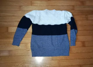 Maglione unisex a blocchi di colore