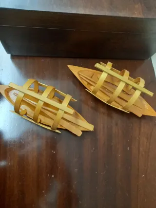 Set 2 Gondole in Legno