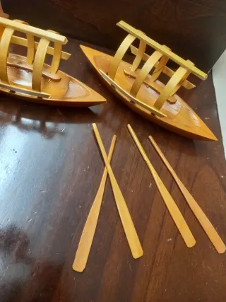 Set 2 Gondole in Legno