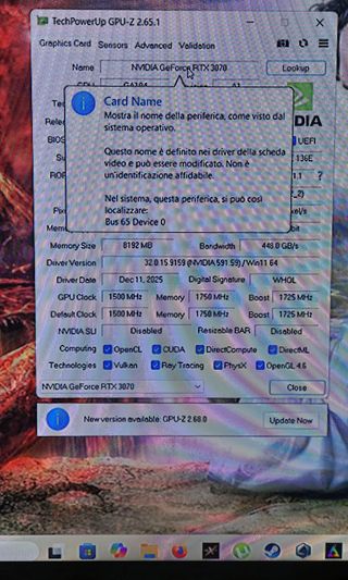 Scheda Video PNY GeForce RTX 3070 XLR8