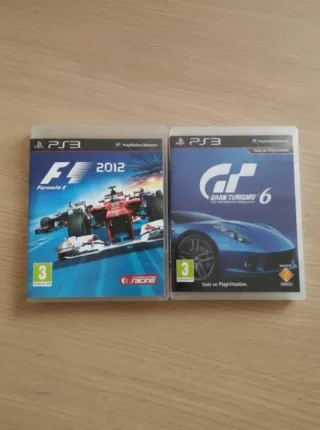 Juegos PS3 F1 2012 y Gran Turismo 6