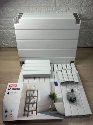 Tatay Estantería Lombok Rectangular, 4 alturas