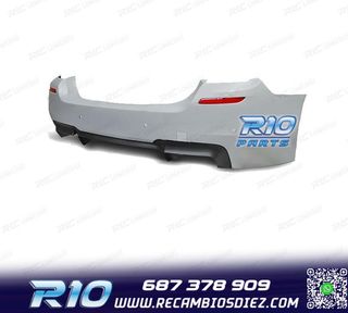 PARAGOLPES TRASERO BMW F10 10-17 LOOK M5 PDC + DOBLE SALIDA