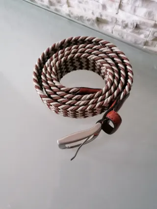 Cintura uomo intrecciata 105 cm