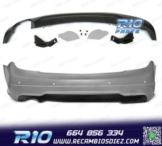 PARAGOLPES TRASERO MERCEDES CLASE C204 W204 11-14 LOOK AMG P