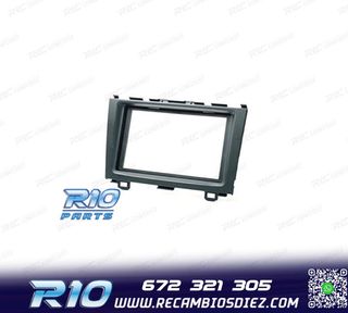 MARCO NEGRO RADIO 2-DIN PARA HONDA CR-V 07-11
