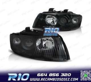 FAROS AUDI A4 B6 00-04 PROYECTOR FONDO NEGRO