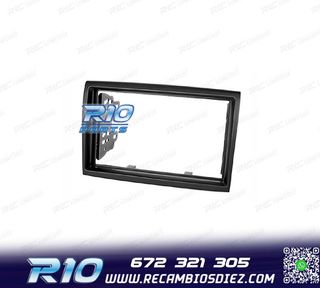 MARCO NEGRO RADIO 2-DIN PARA CITROEN JUMPER PEUGEOT BOXER FI