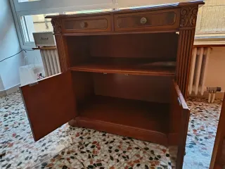 Mueble recibidor/TV madera antiguo