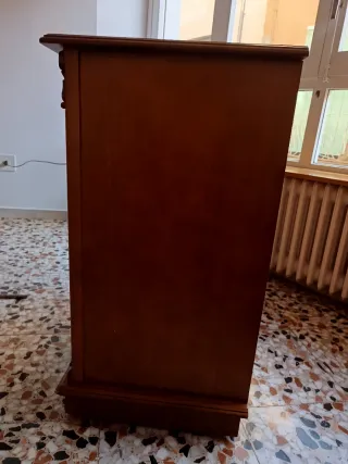 Mueble recibidor/TV madera antiguo