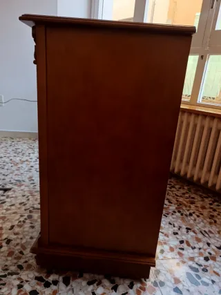 Mueble recibidor/TV madera antiguo