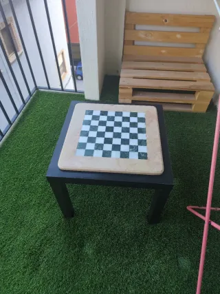 Tablero de ajedrez de mármol