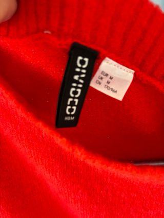 Jersey rojo mujer talla M