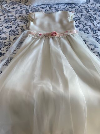 Vestido de Comunión 125cm Tizzas,El corte Inglés
