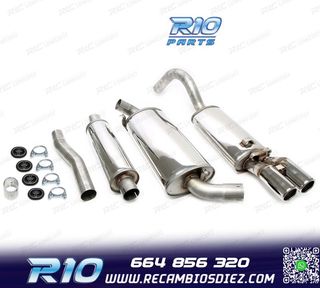 SILENCIOSO ESCAPE AUDI 80 86-91 DOBLE