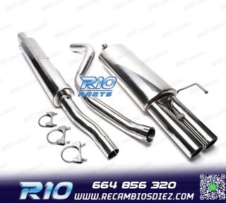 SILENCIOSO ESCAPE AUDI 80 91-95 DOBLE