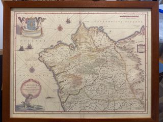 Mapa antiguo de Galicia