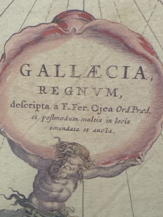 Mapa antiguo de Galicia