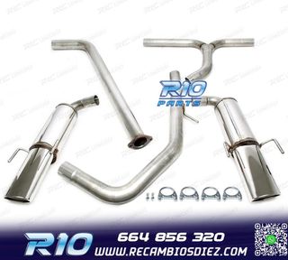 SILENCIOSO ESCAPE OPEL INSIGNIA 08-13 SIMPLE ACERO