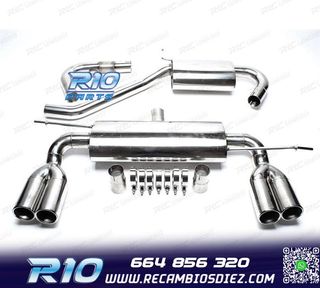 SILENCIOSO ESCAPE VOLKSWAGEN VW GOLF MK5 03-08 DOBLE