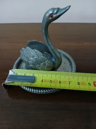 Porta anelli Cigno antico