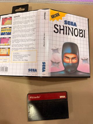 Videojuego Shinobi Master System Sega Arcade