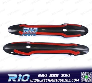 CARCASA TIRADOR PUERTA MINI F55 F56 F57 NEGRO BRILLO KEYLES